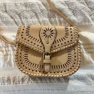 Vegan Leather Bohemian Cross Body Saddle Bag